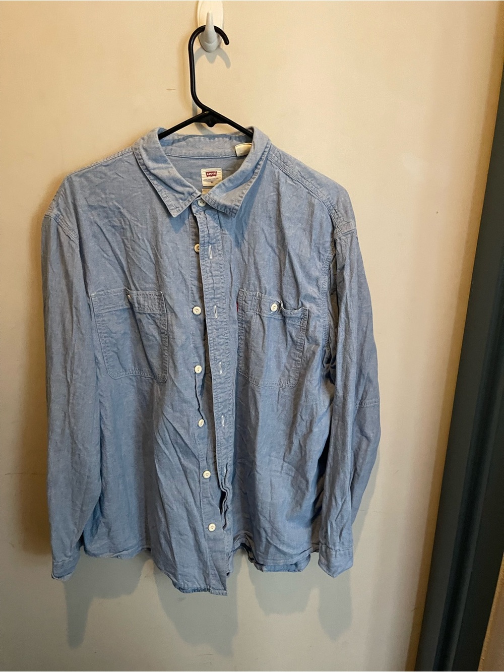 Levi's Light Blue Men's Casual Button-Down Shirt